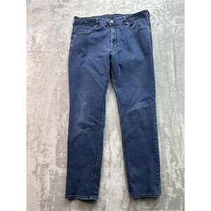 Buffalo Adam Slim‎ Stretch Mid Rise Jeans Mens Sz 40x34  Blue Guys Work Casual